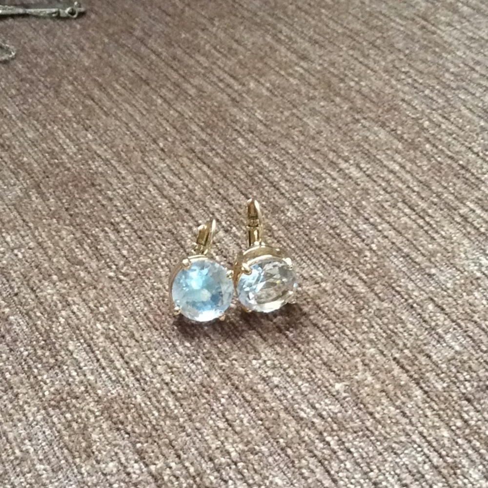 Kate spade pink leverback earrings